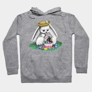 Easter Bunny and Basket Hoodie